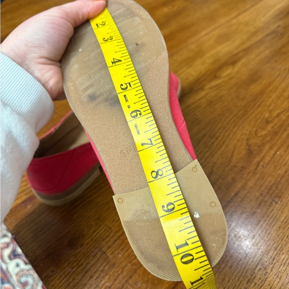 Sperry Seaport Levy Red Canvas Loafers Women’s Size 8 EUC Casual Nautical - Picture 12 of 14